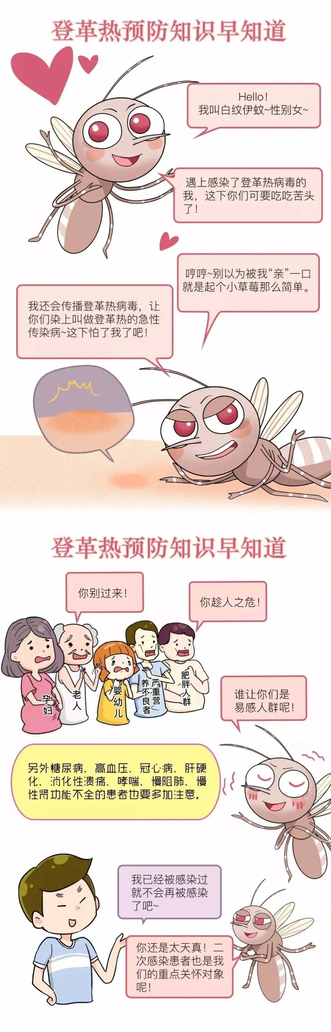 登革热的典型症状是"高热,三痛,三红"+皮疹