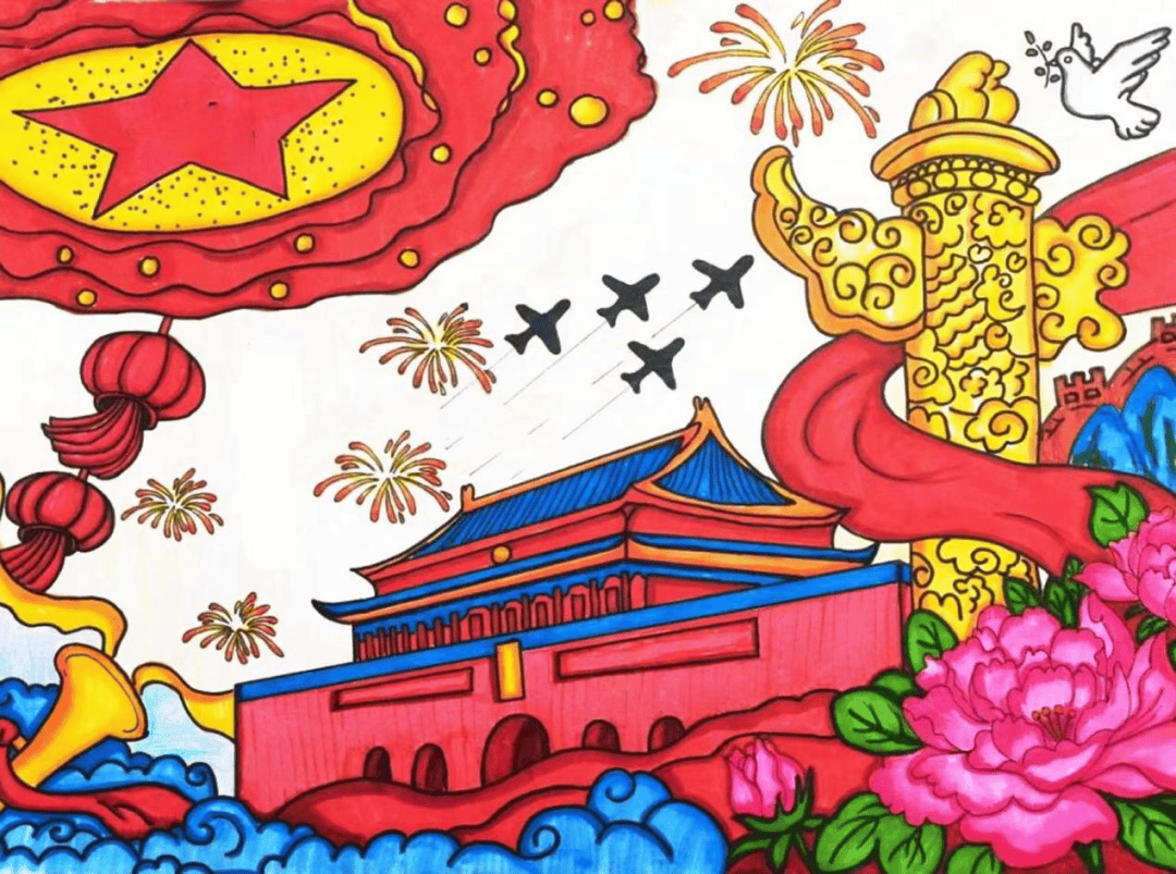 全环境立德树人 | 青春心向党,携手迎国庆