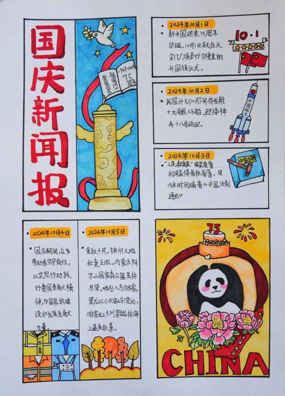 爱国主义绘画创作说明图片