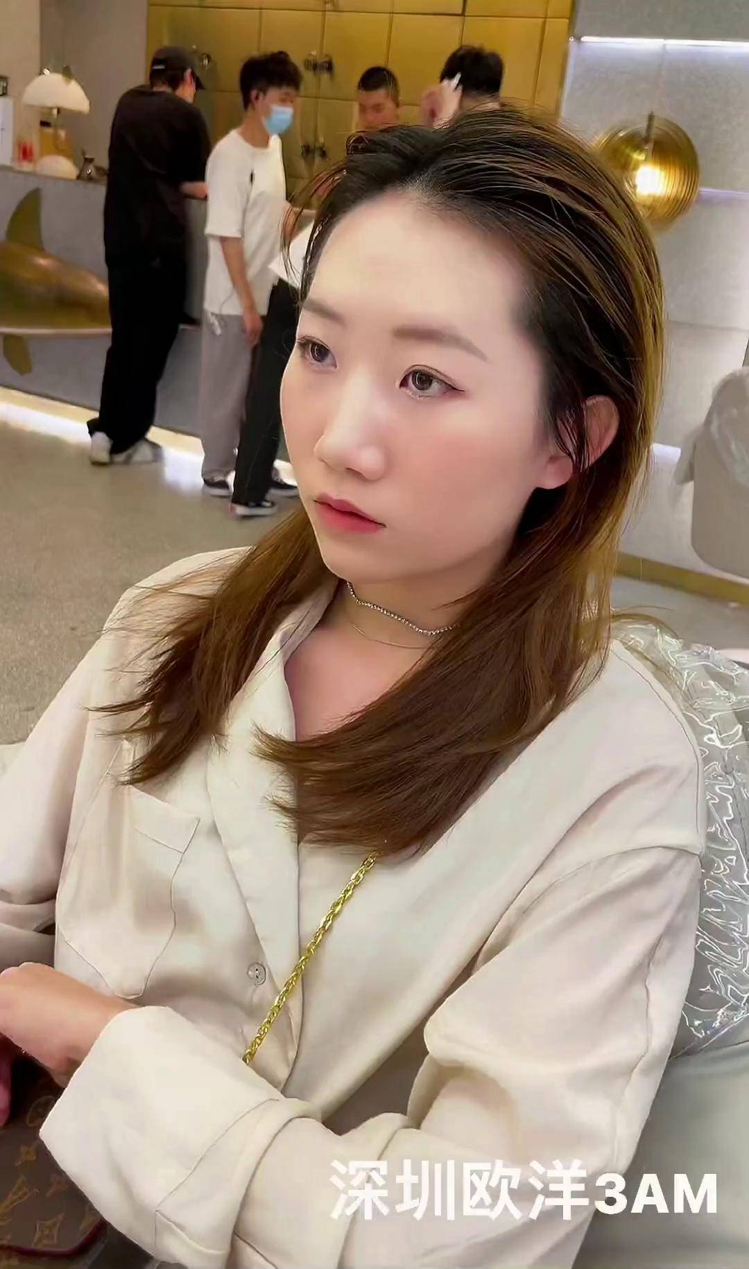 最近工作太忙了深圳染发 深圳接发 深圳欧洋3am 没有时间拍作品