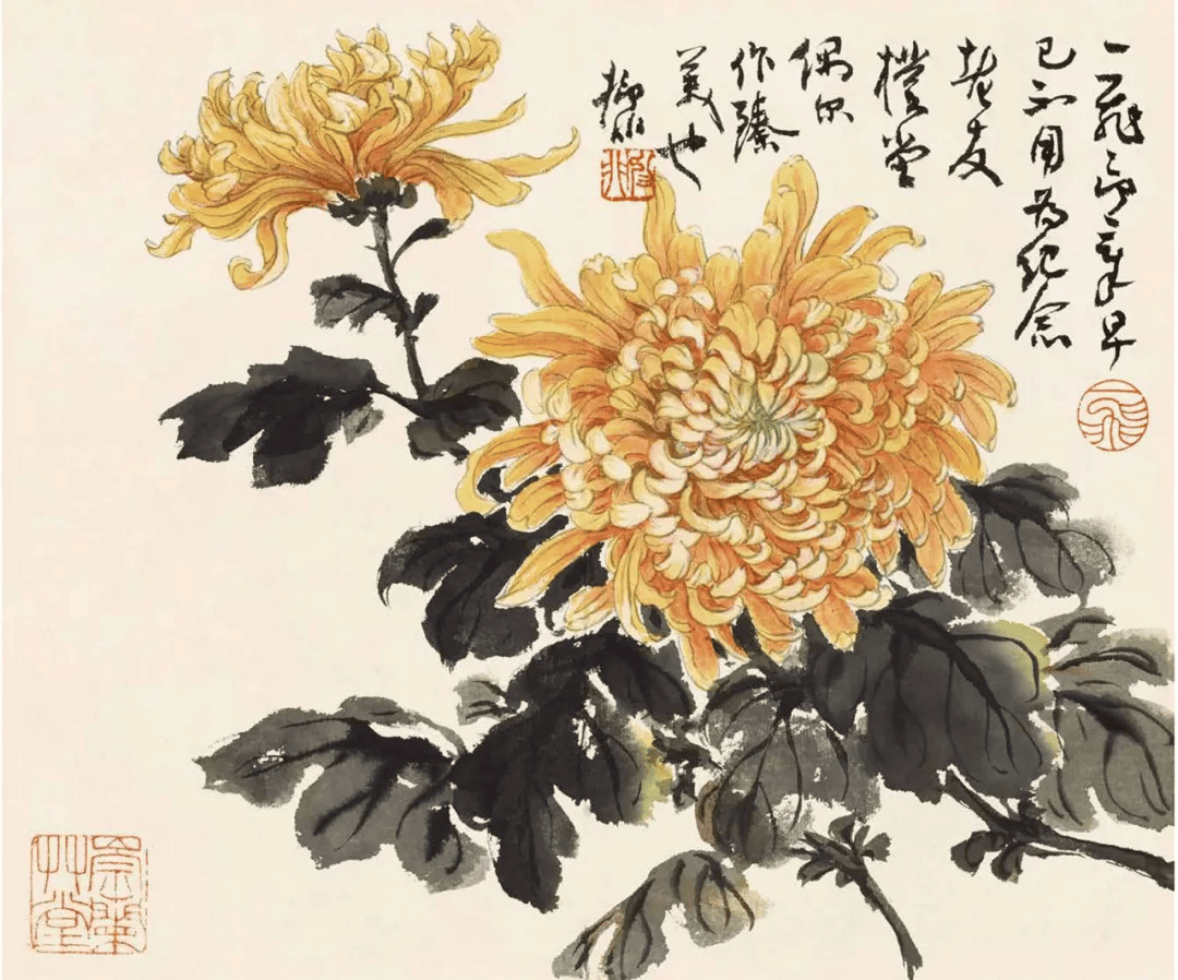 陸抑非 花鳥 陆抑非高清作品190幅，一次看个够！_花鸟画_花卉_牡丹