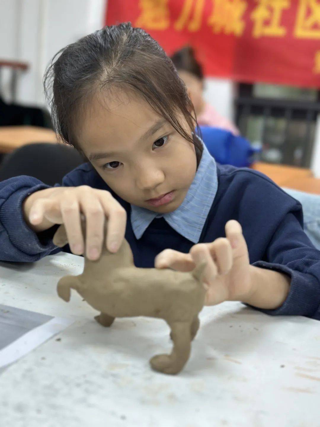 让文物活起来:泥塑陶马手工体验