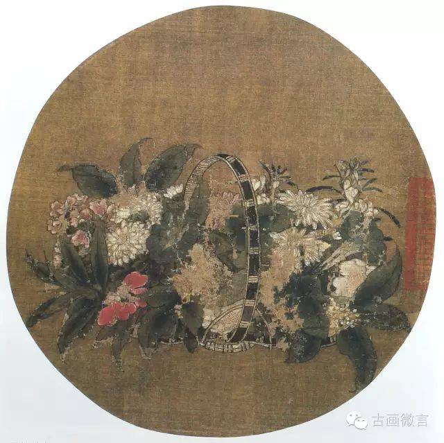 宋 李嵩 「花籃」 へのオマージュ 百卉清供─瓶花と盆景画 特別展_花瓶に生けた花