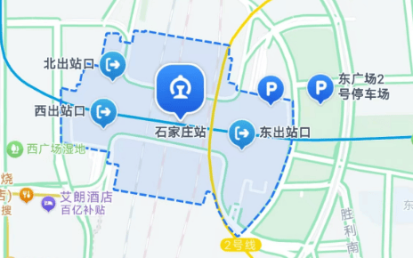 石家庄车站地图图片