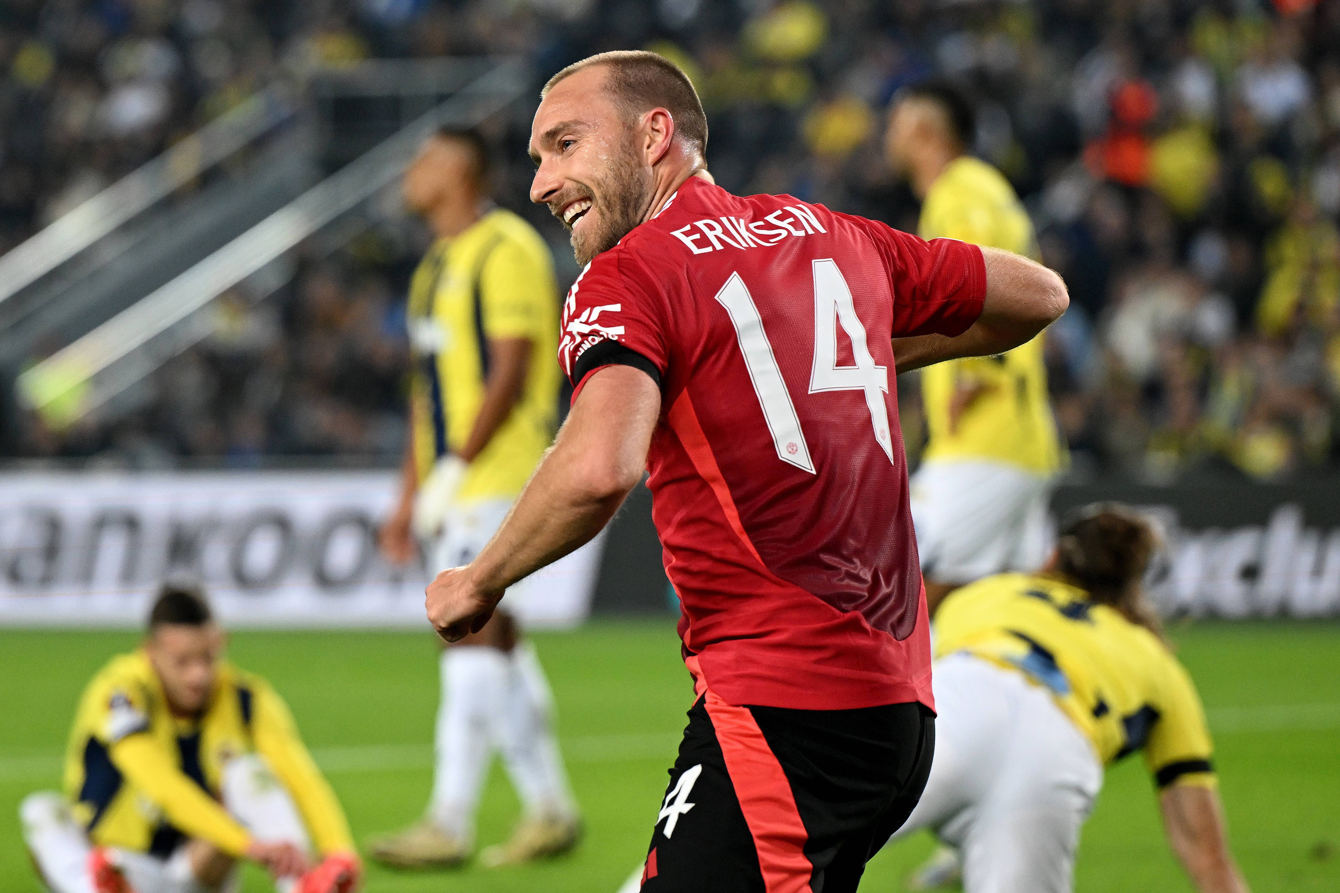 抱紧亿元先生大腿!32岁埃里克森欧联3场2球2助,曾在热刺身价1亿