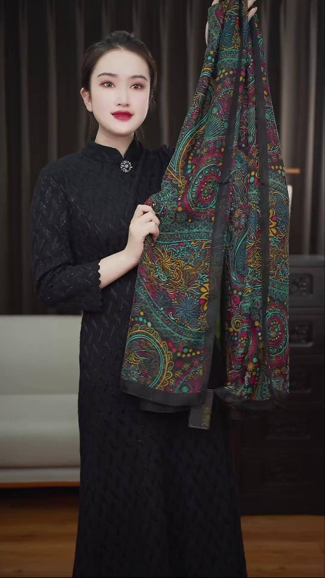 纱巾精致时尚丝巾系法大全 源头实力厂家 精致女人必备 保暖又好看