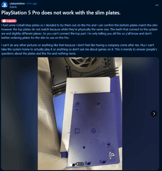 PS5 Pro主机上市后玩家就中招：外壳竟然不兼容！