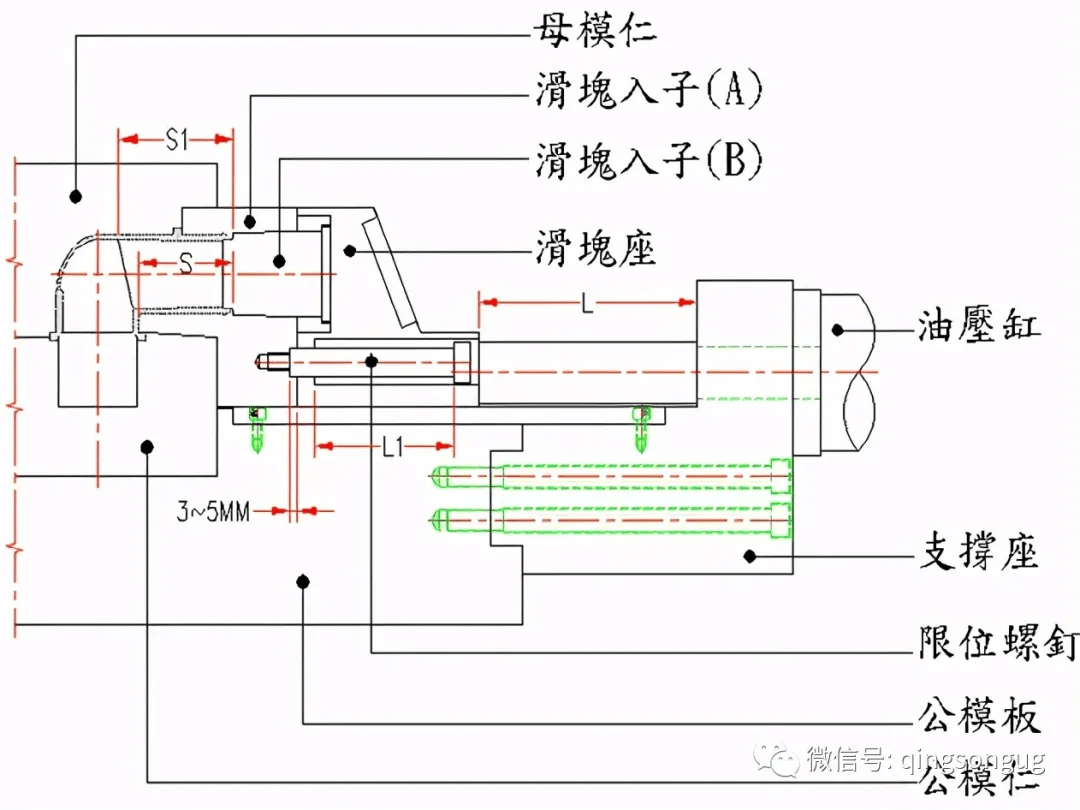 25类滑块经典结构:滑块 滑块,滑块 斜顶,滑块 顶针