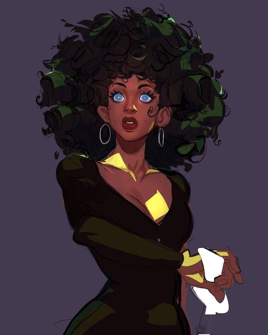 大眼厚唇,怼脸冲击!