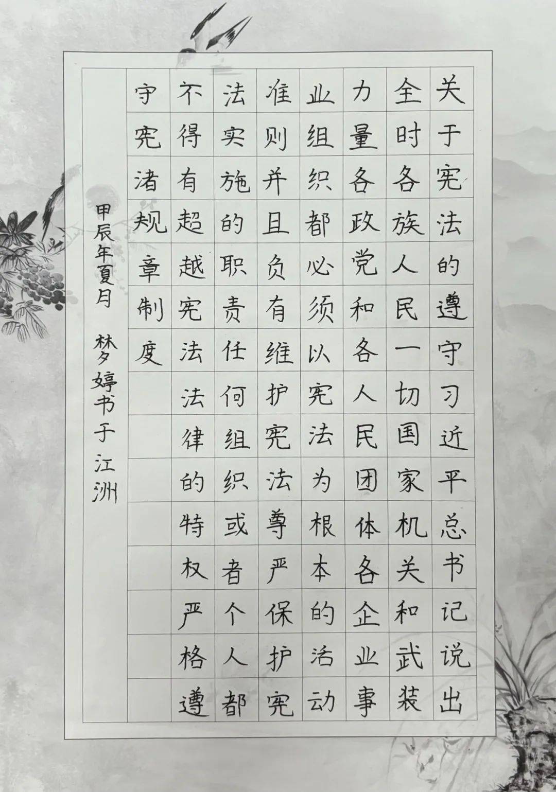 扬中市第二届"国寿小画家"法治文化作