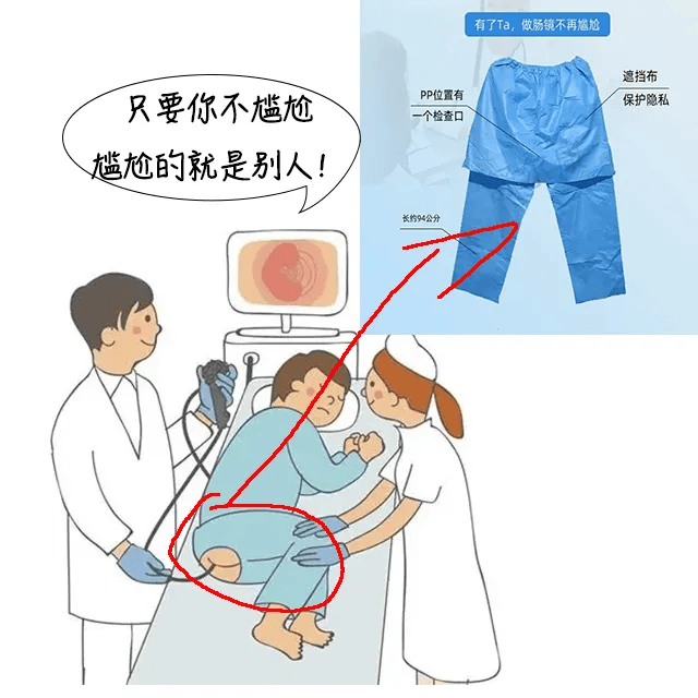 女生做肠镜尴尬图片