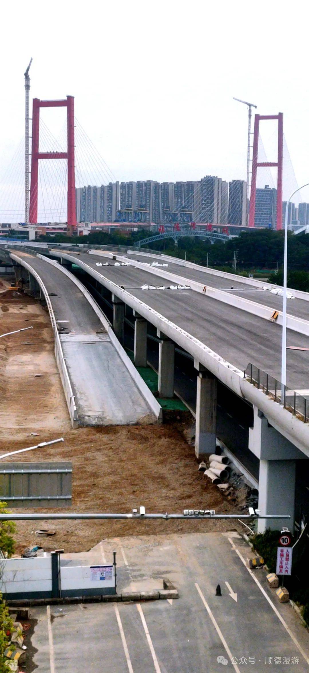 顺德大桥北岸匝道