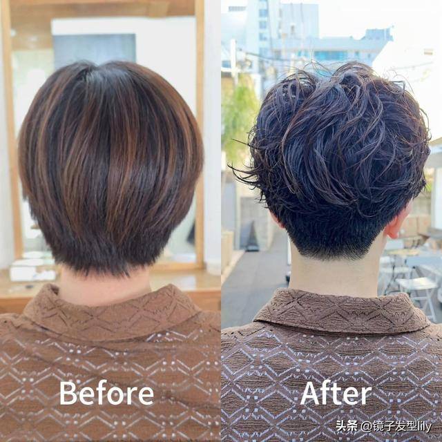 后脖斜坡短发:利落时尚新风尚