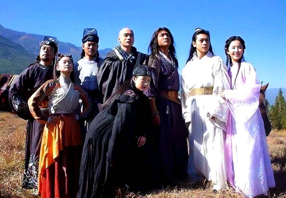 03版天龙八部剧照,当年都是神仙颜值