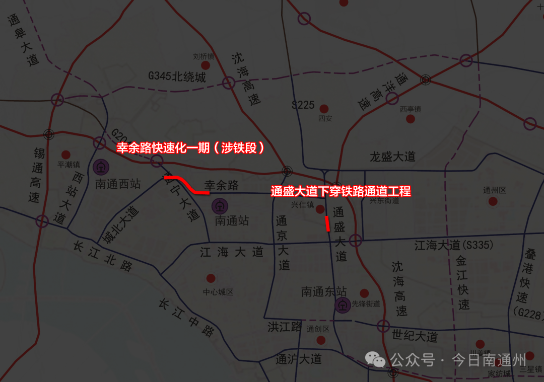 工期540天,南通两段快速路即将开工建设