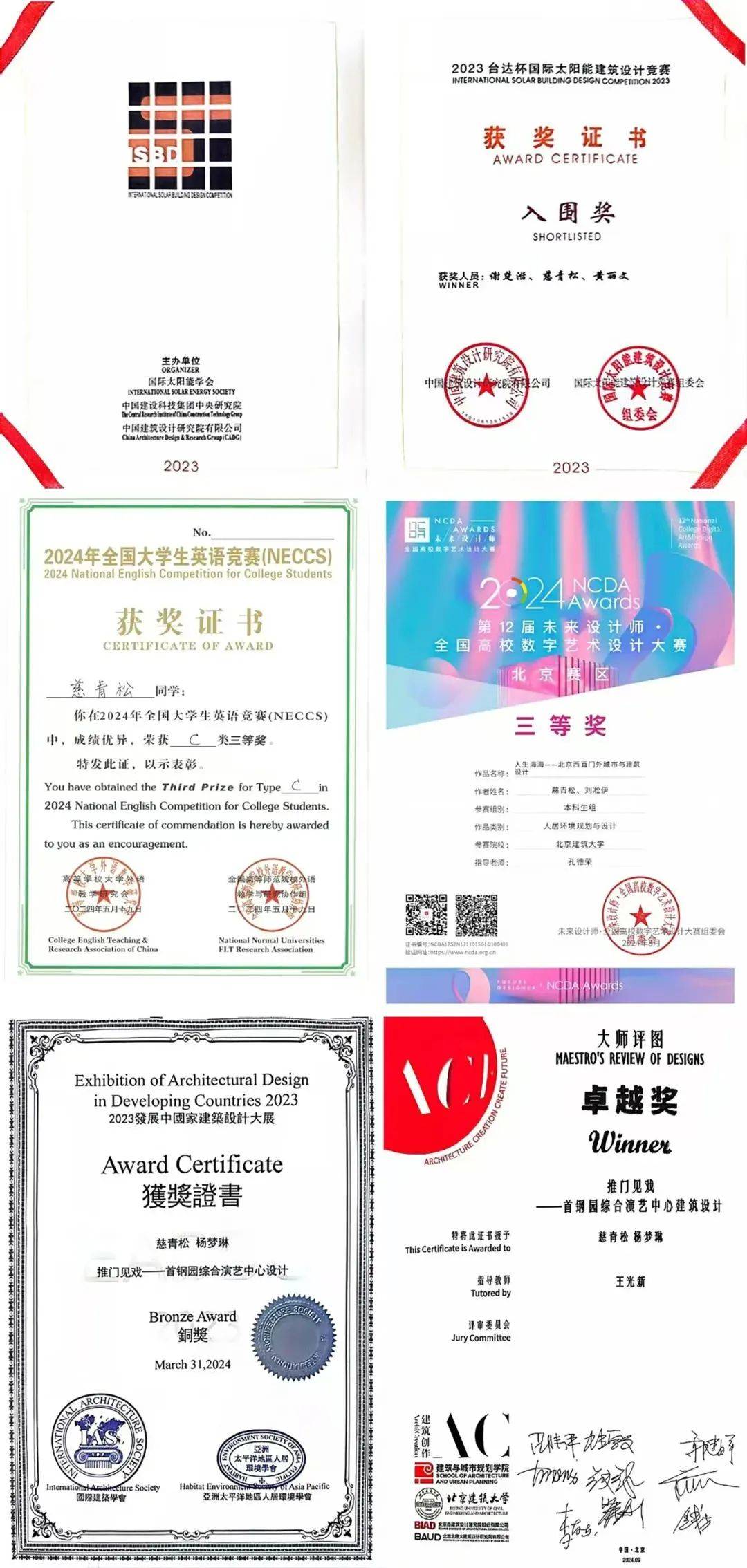 专业第一!建筑男孩,保送天津大学