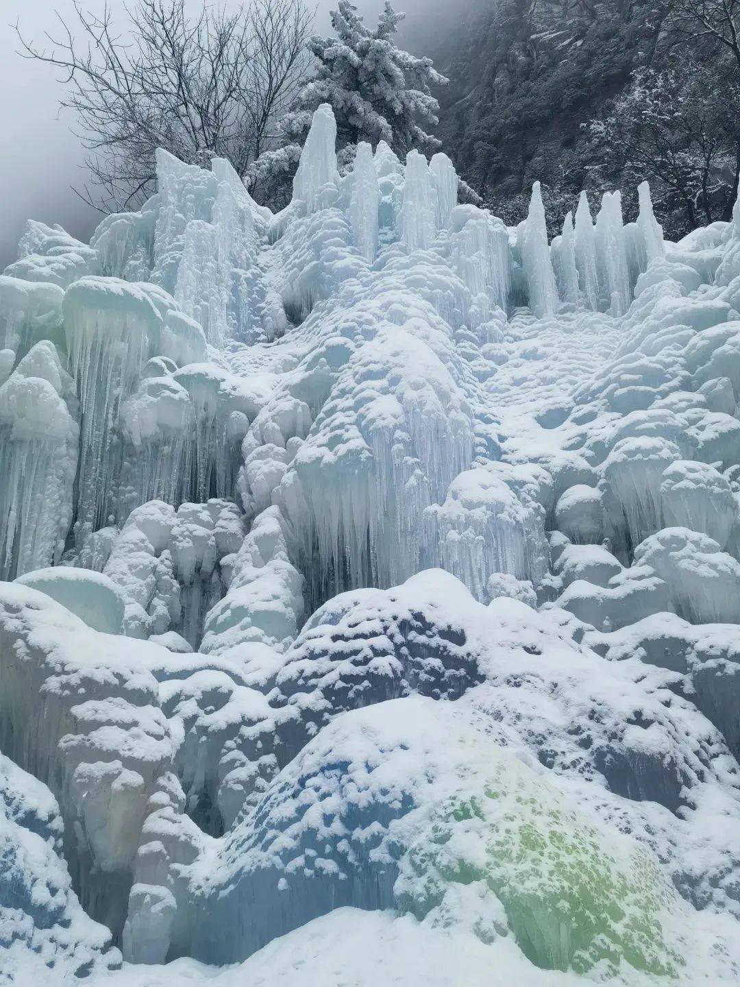 青峰峡冰雪世界图片