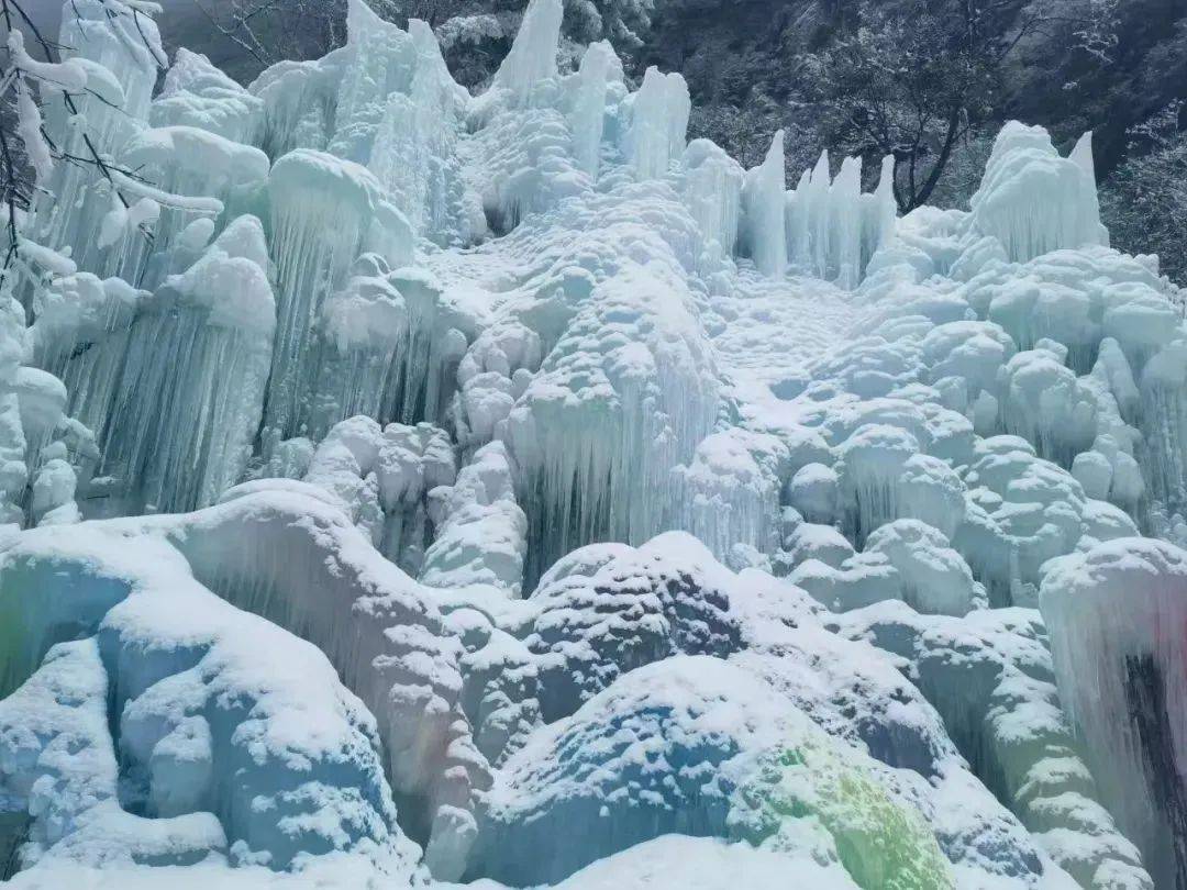 青峰峡冰雪世界图片