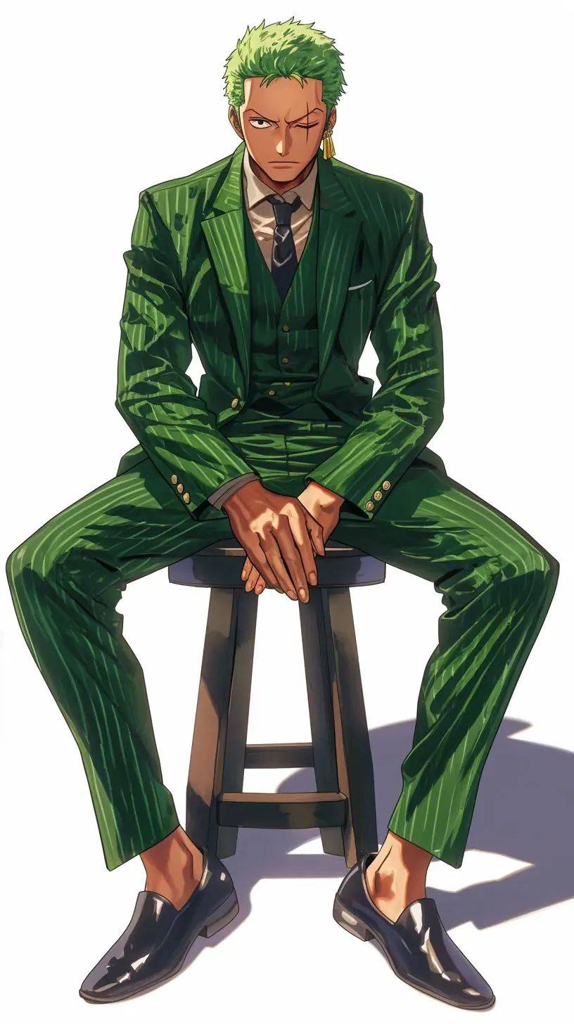 海贼王穿西装太帅了吧!