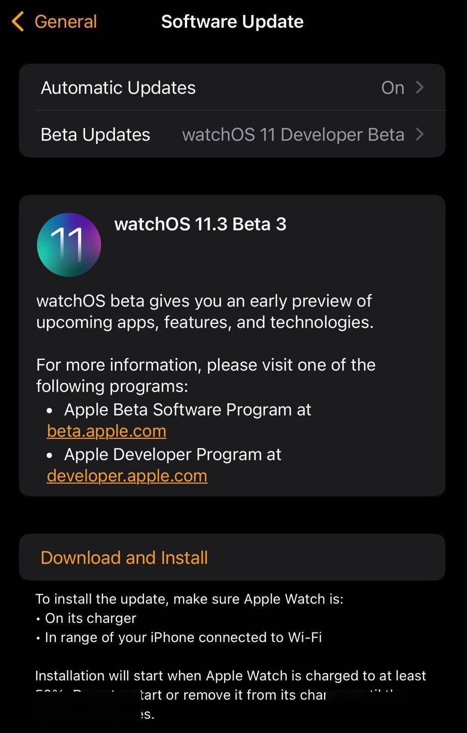 苹果发布 watchOS 11.3、tvOS/HomePod 18.3 第 3 个 Beta 更新