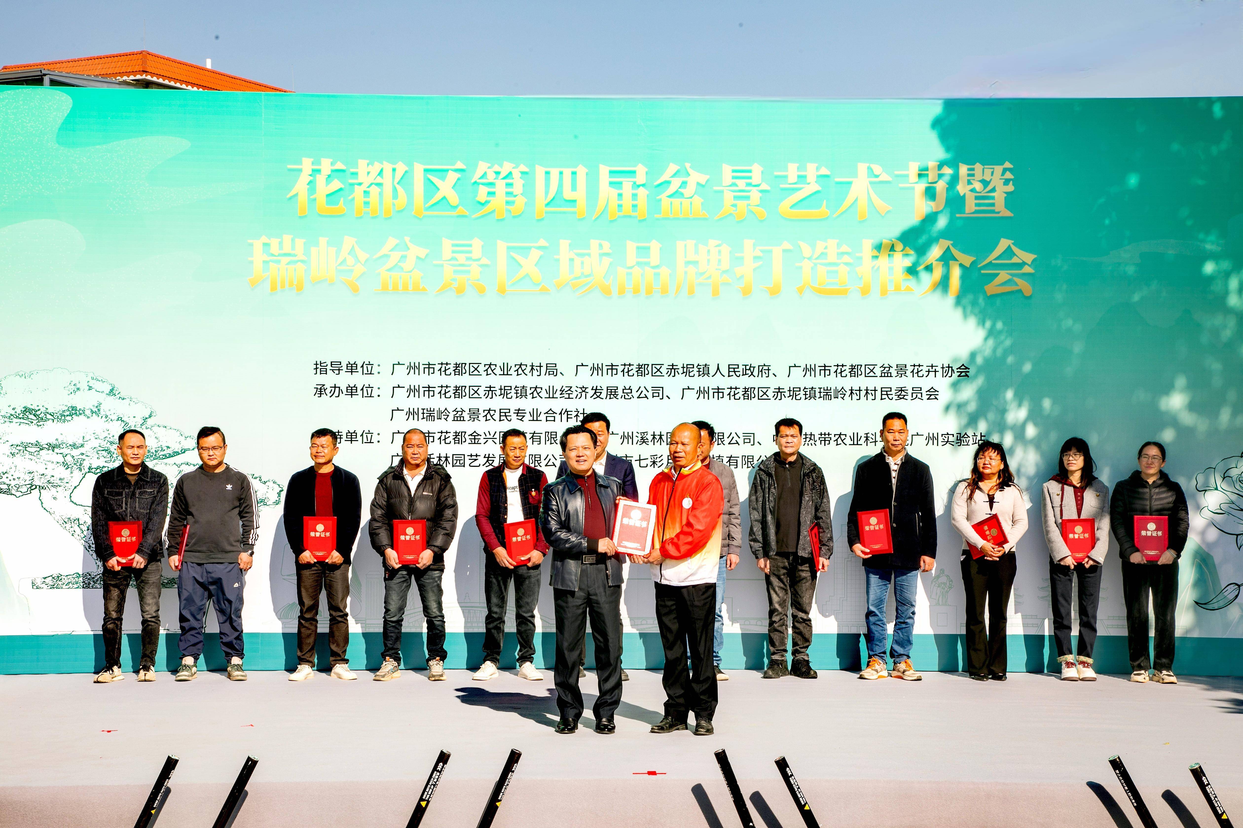 变身"致富树",广州花都第四届盆景节开幕