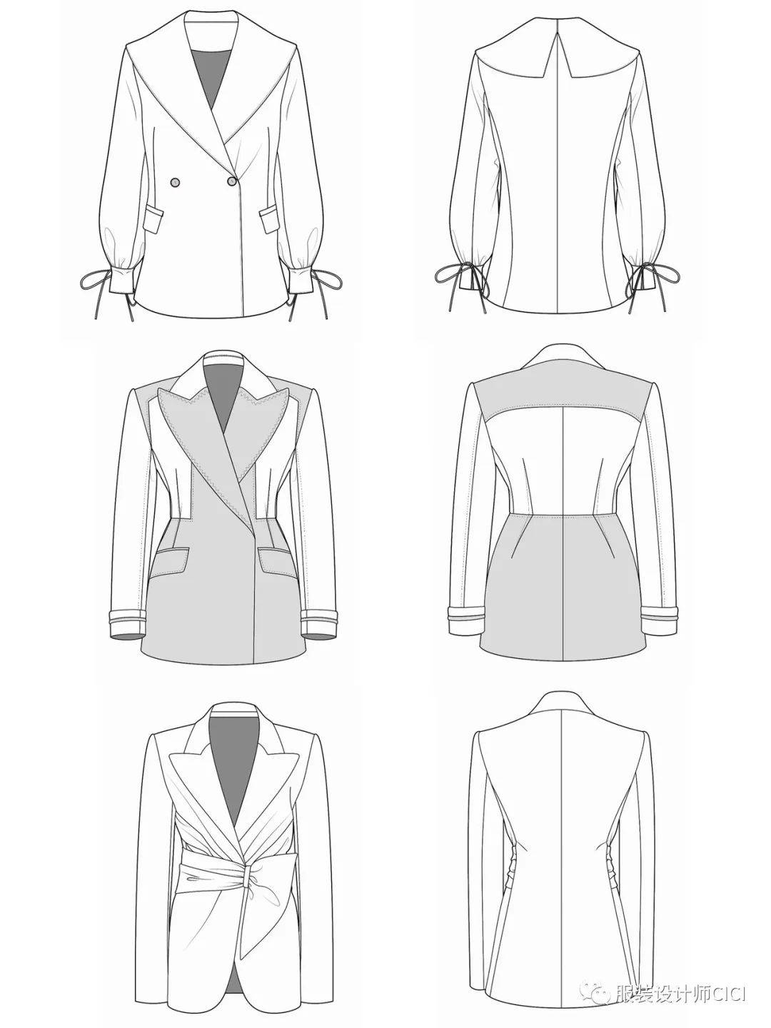 168款女士西服时装外套