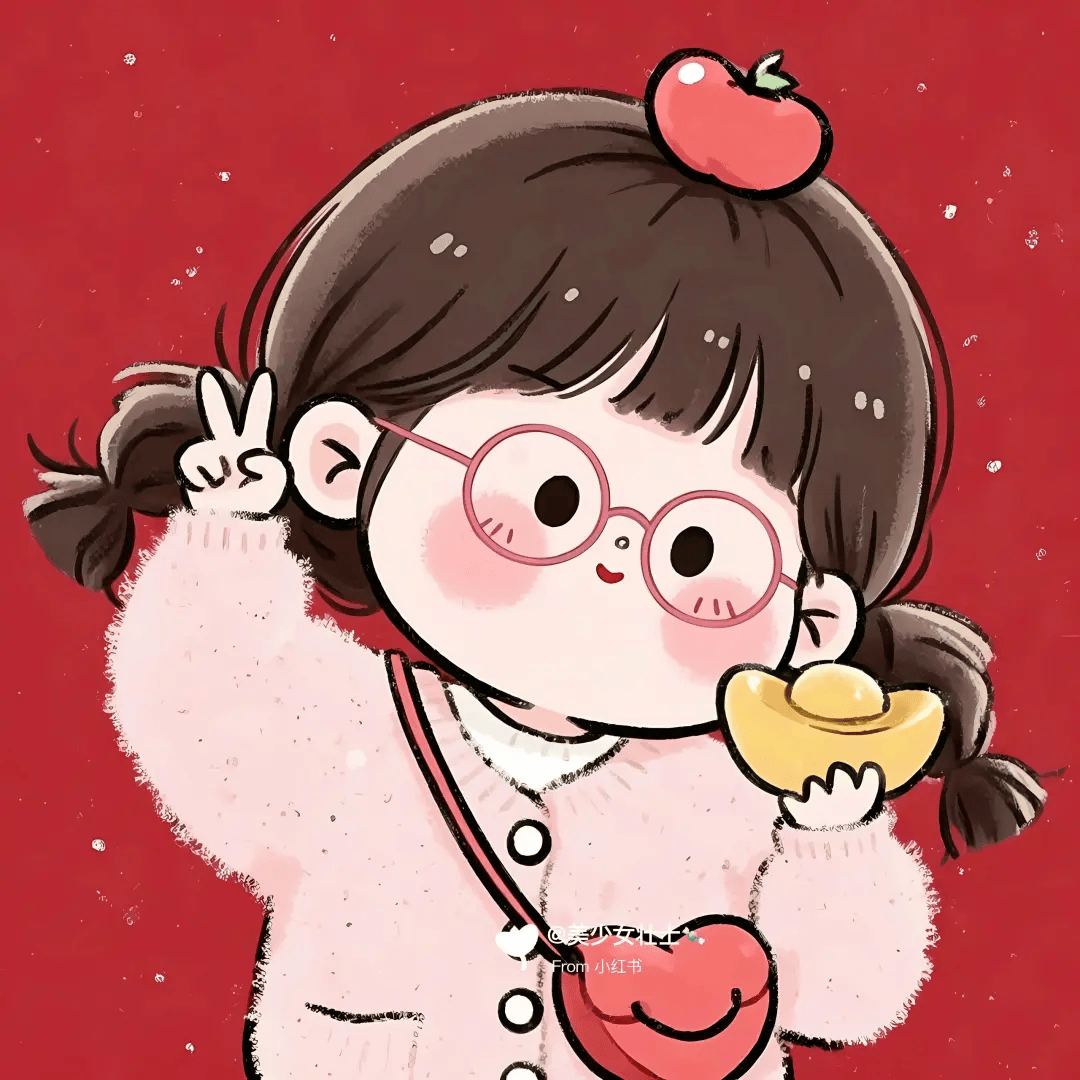 头像|2025新年头像红色系新年喜庆头像