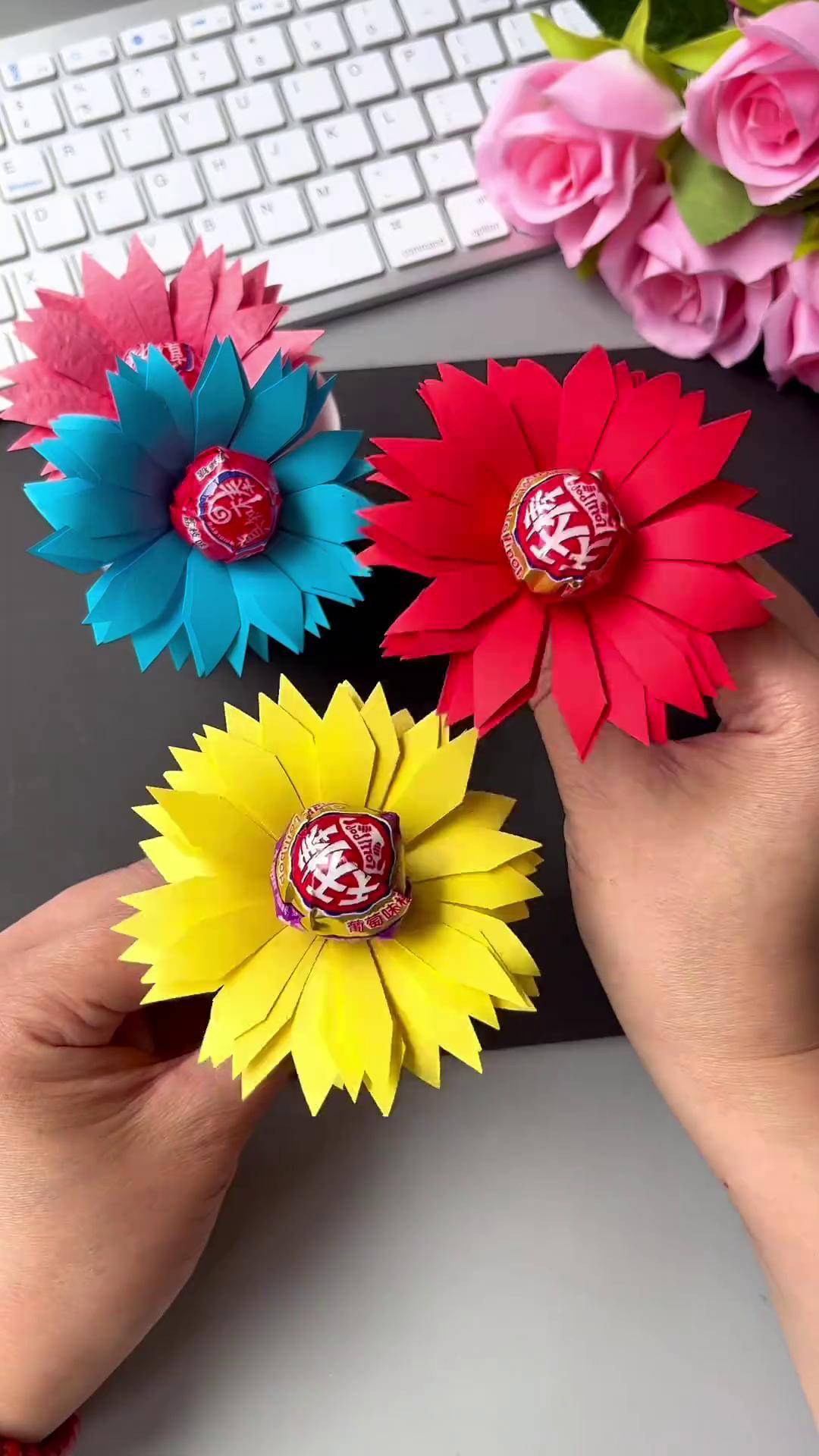 用棒棒糖来做个儿童节手工吧手工diy 亲子手工 六一儿童节礼物