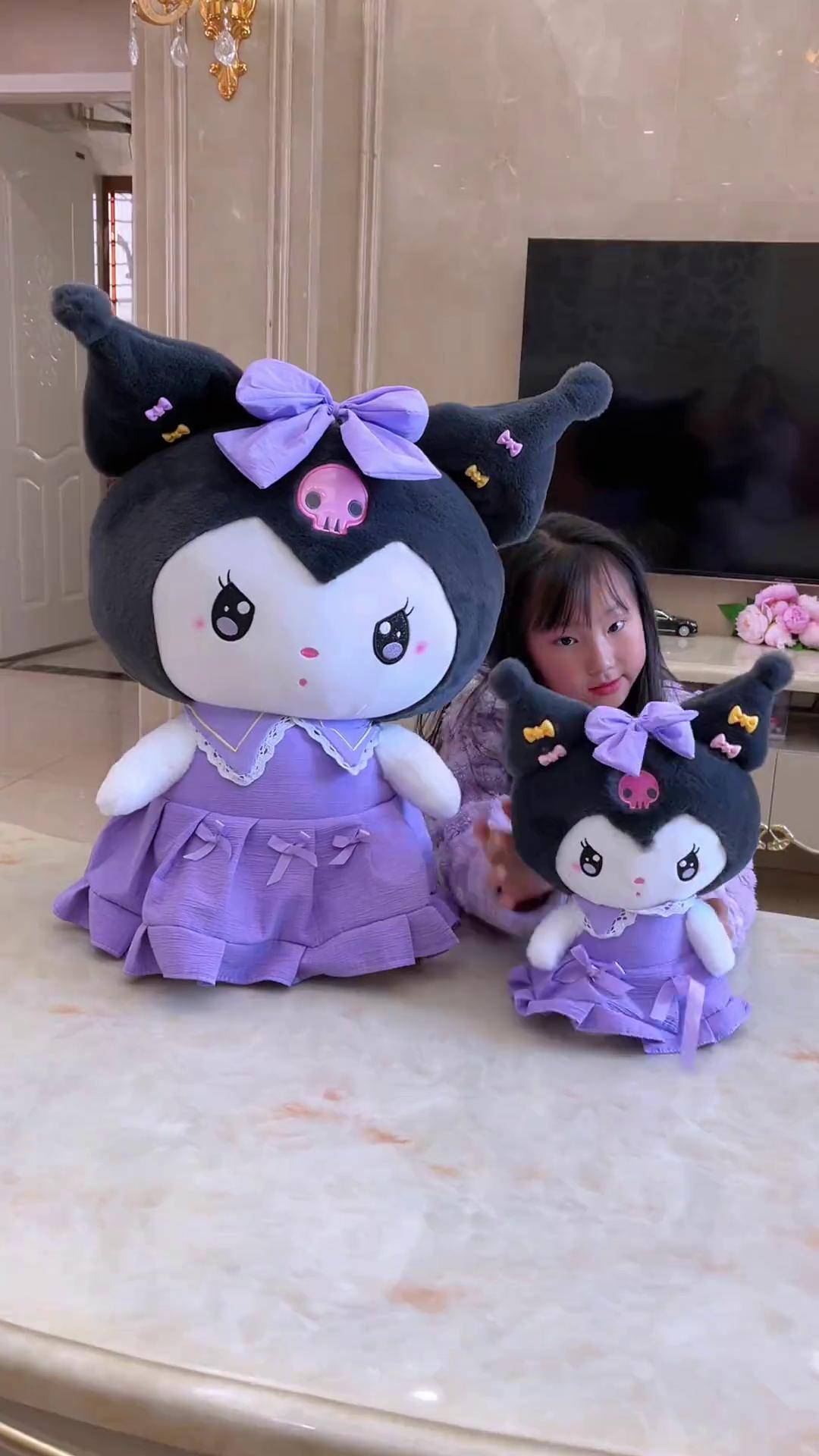 库洛米玩偶娃娃女孩子真的拒绝不了啊阔爱炸了 礼物 库洛米 毛绒玩具
