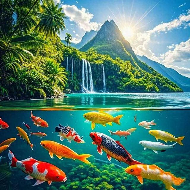 顶级风水头像‖好运都是鱼给的