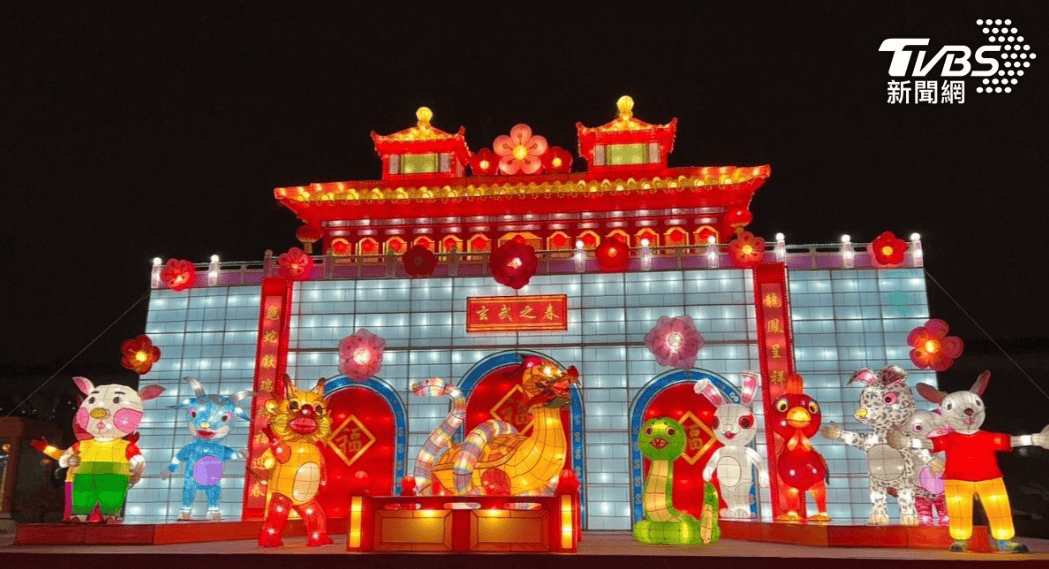大陆多地花灯亮相台湾(图3)