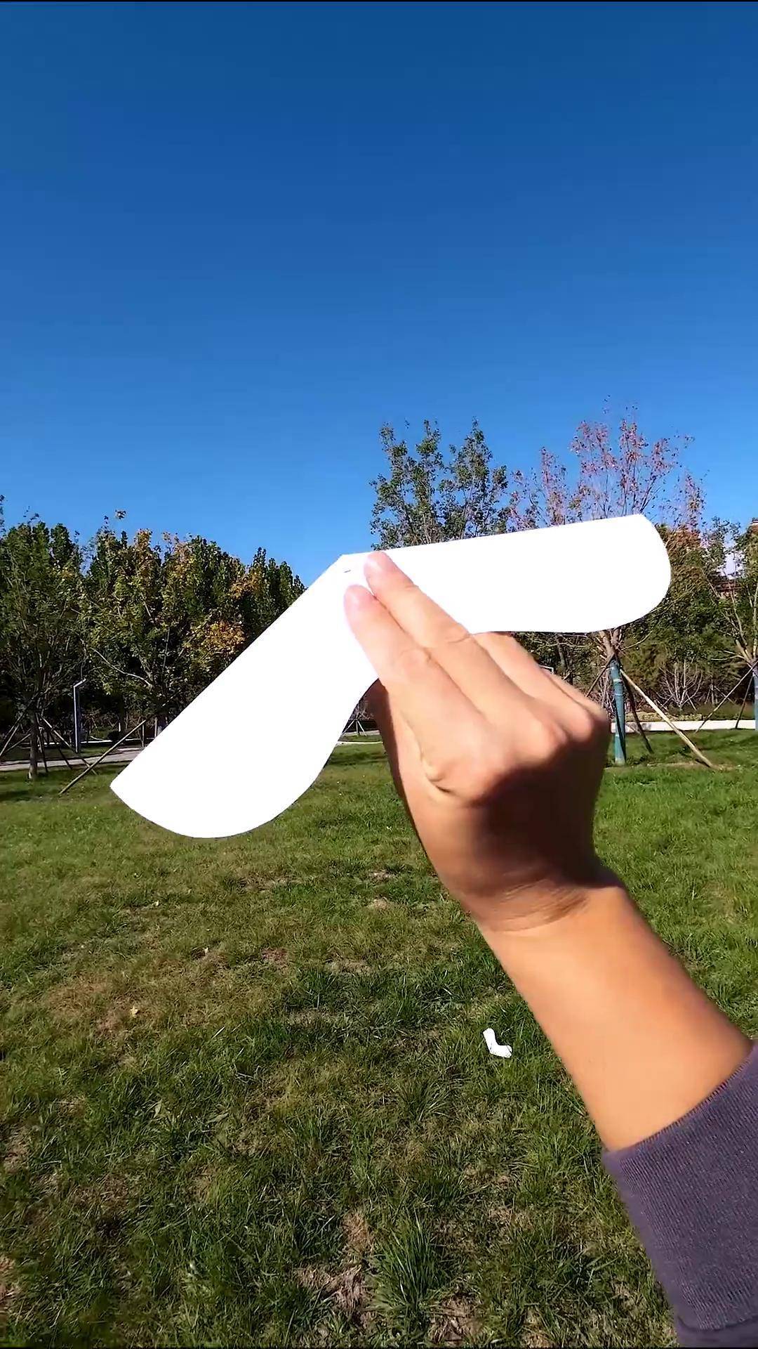 飞翼回旋paperang纸飞机纸飞机 手工折纸 童年的纸飞机