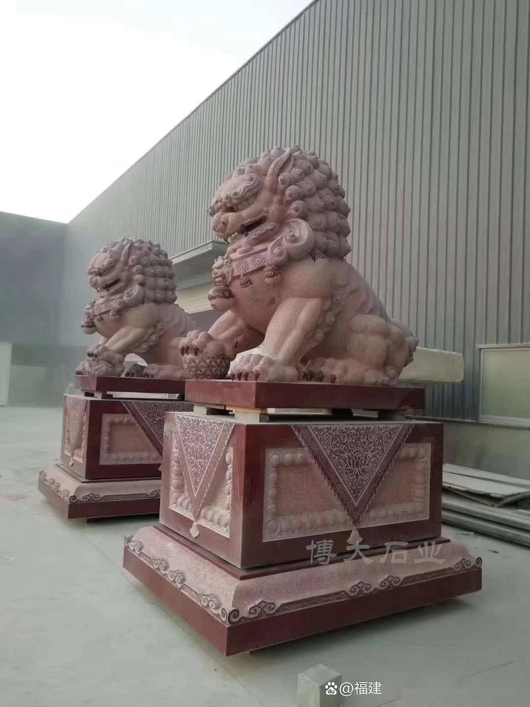 石雕狮子如何选择（多图欣赏）_搜狐网