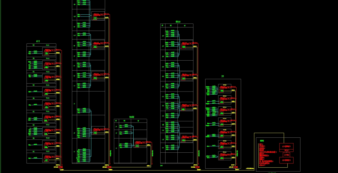 这么全面的智能化弱电cad系统图素材,20多个子系统