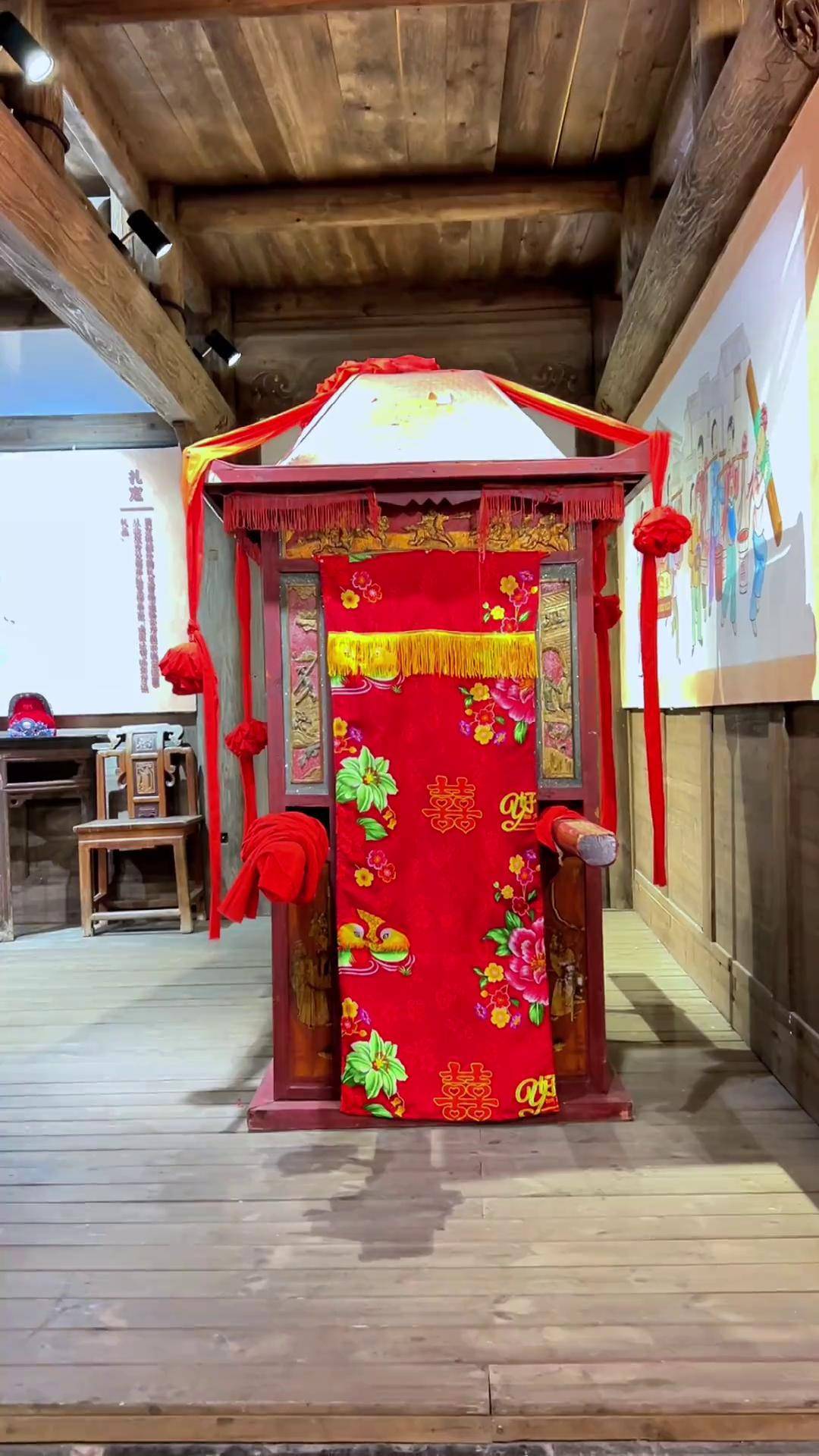 长汀客家人八大喜事之一八抬大轿娶新娘民俗文化 坐花轿 长汀