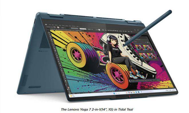 联想发布 Yoga 7 系列笔记本：2.8K OLED 屏幕+360度铰链