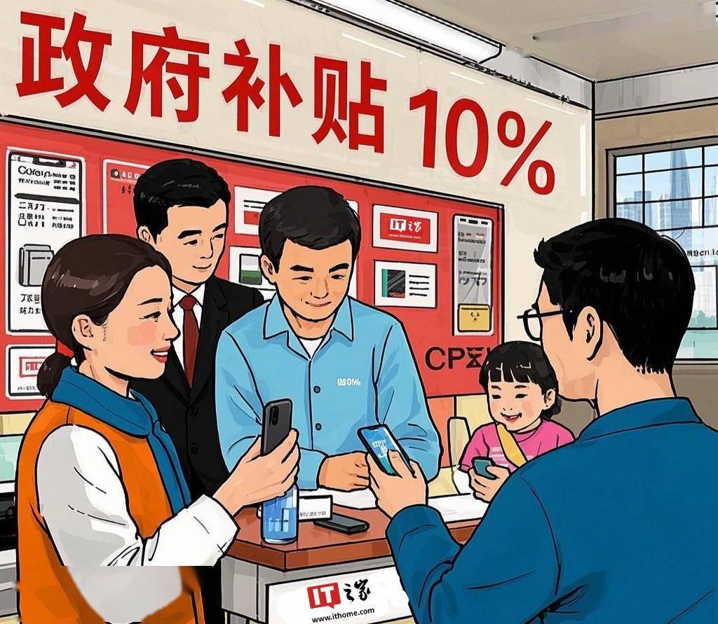 6000 元以上手机迎 10% 政府补贴，最高可补 1000 元