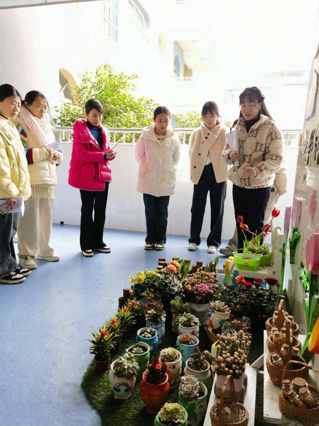 彭山区机关幼儿园开展植树节主题活动暨亲子盆栽展评