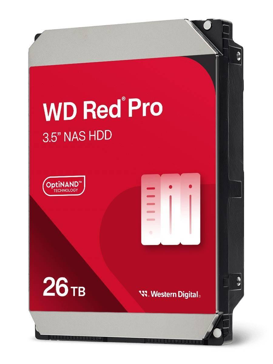 西部数据推出 26TB WD Red Pro 机械硬盘和 26TB 盘体存储方案