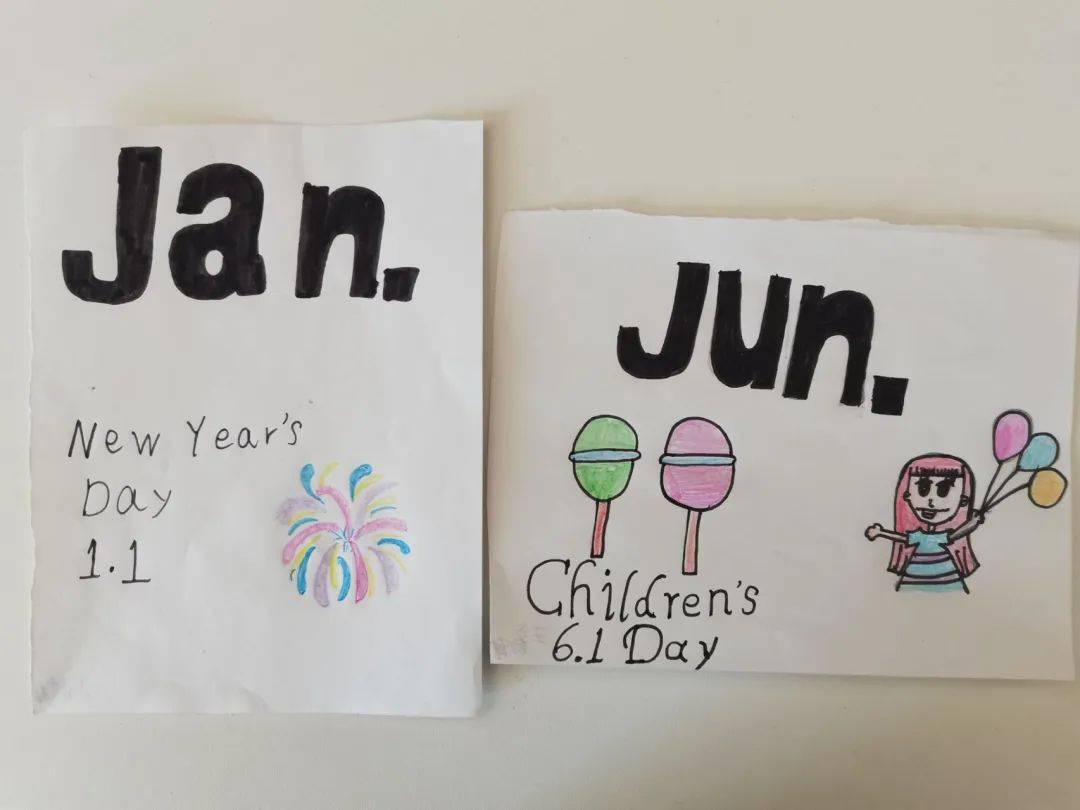 a card about the festival丨爆台寺小学四年级英语特色作业展示