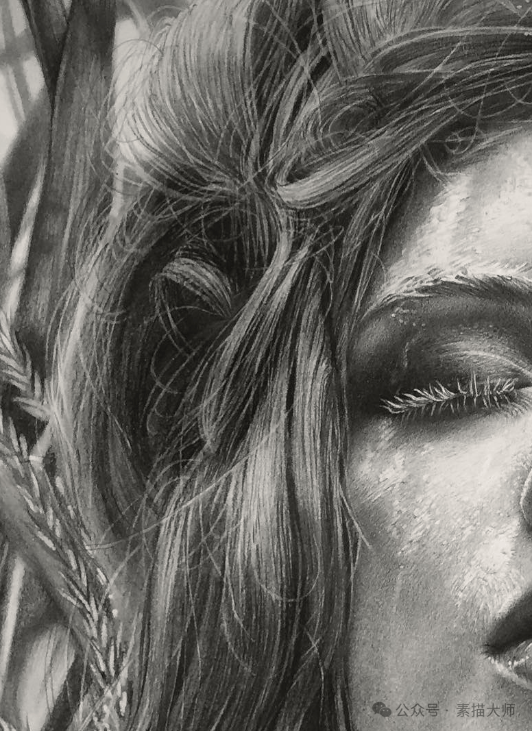 比利时超写实女画家的素描