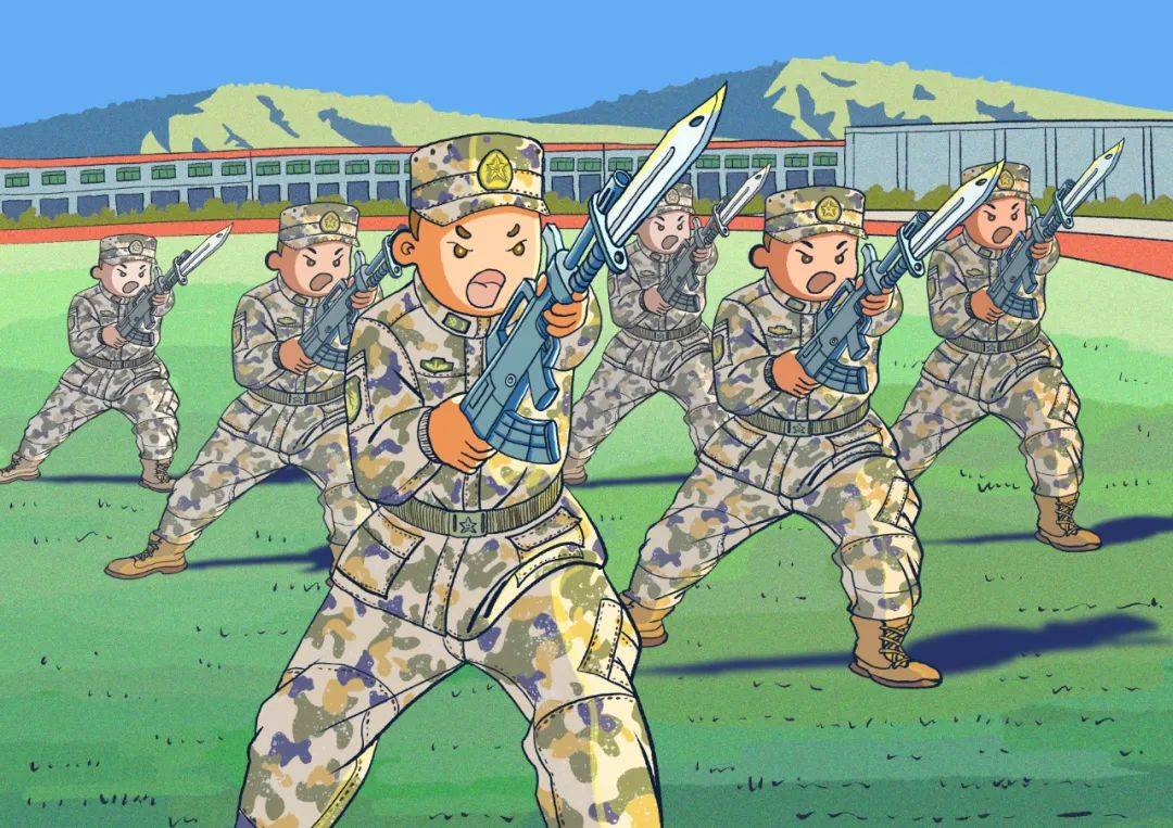 东风漫画丨战地春潮,涌动练兵热潮!
