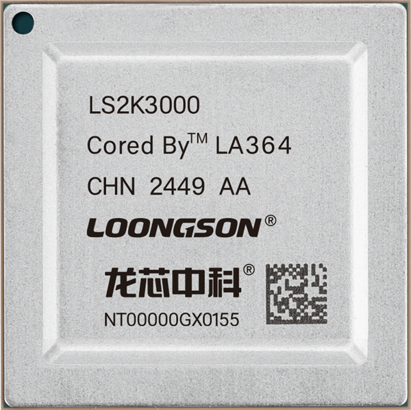 龙芯2K3000(3B6000M)处理器流片成功！二代自研GPU 一“心”两用