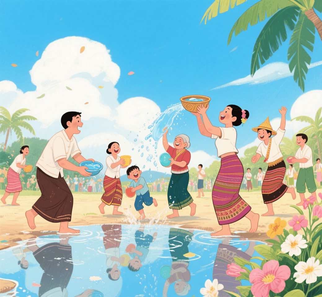 作为国家级非物质文化遗产,泼水节不仅延续着傣族人民"以水为礼"的