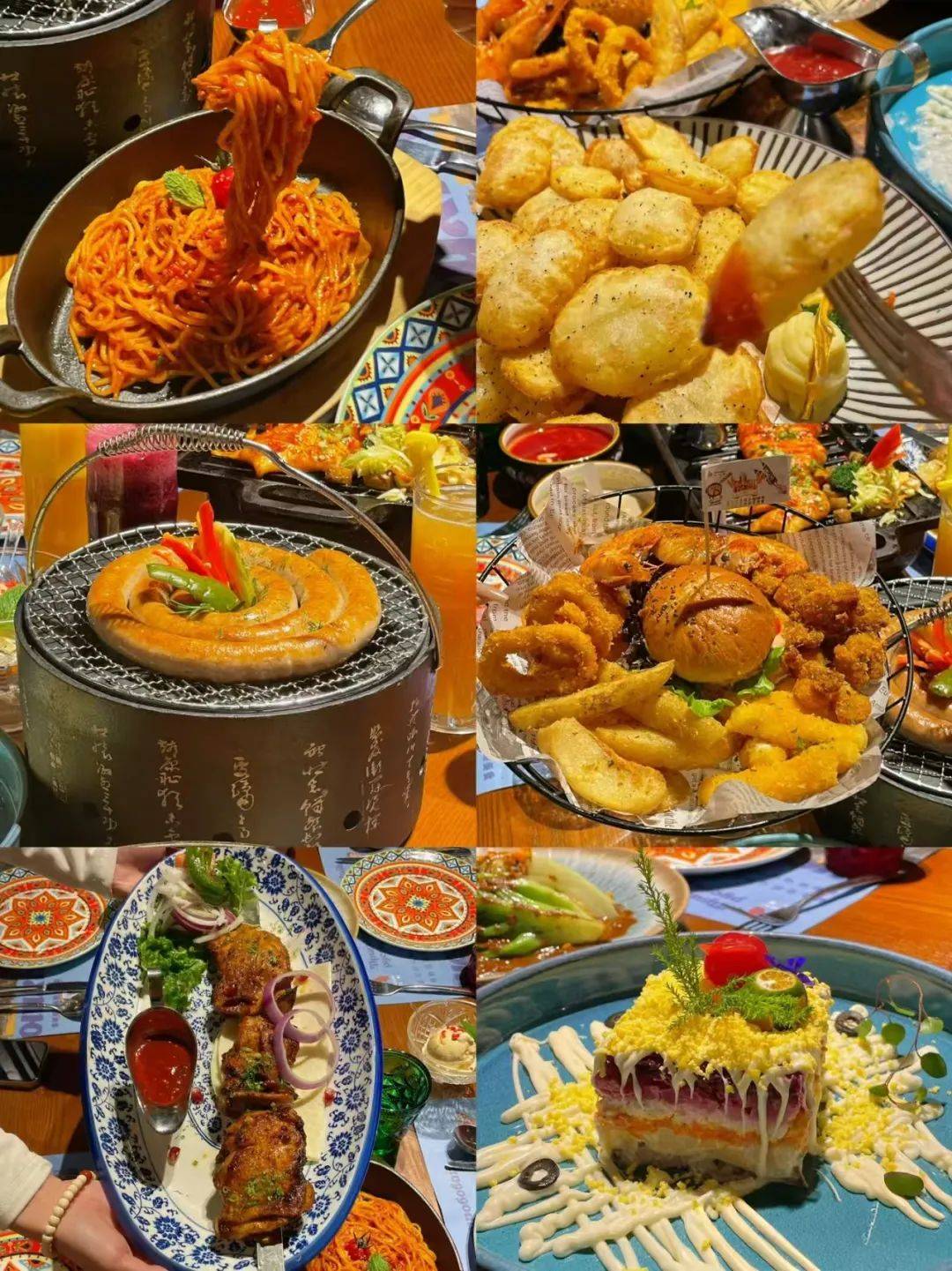 推荐餐厅庆丰园饭店手把肉与俄式融合菜或当地家庭厨房品尝俄式