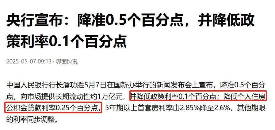 央行降息后房贷月供何时减？存量房贷调整时间及提前享受操作解析_利率_贷款_政策