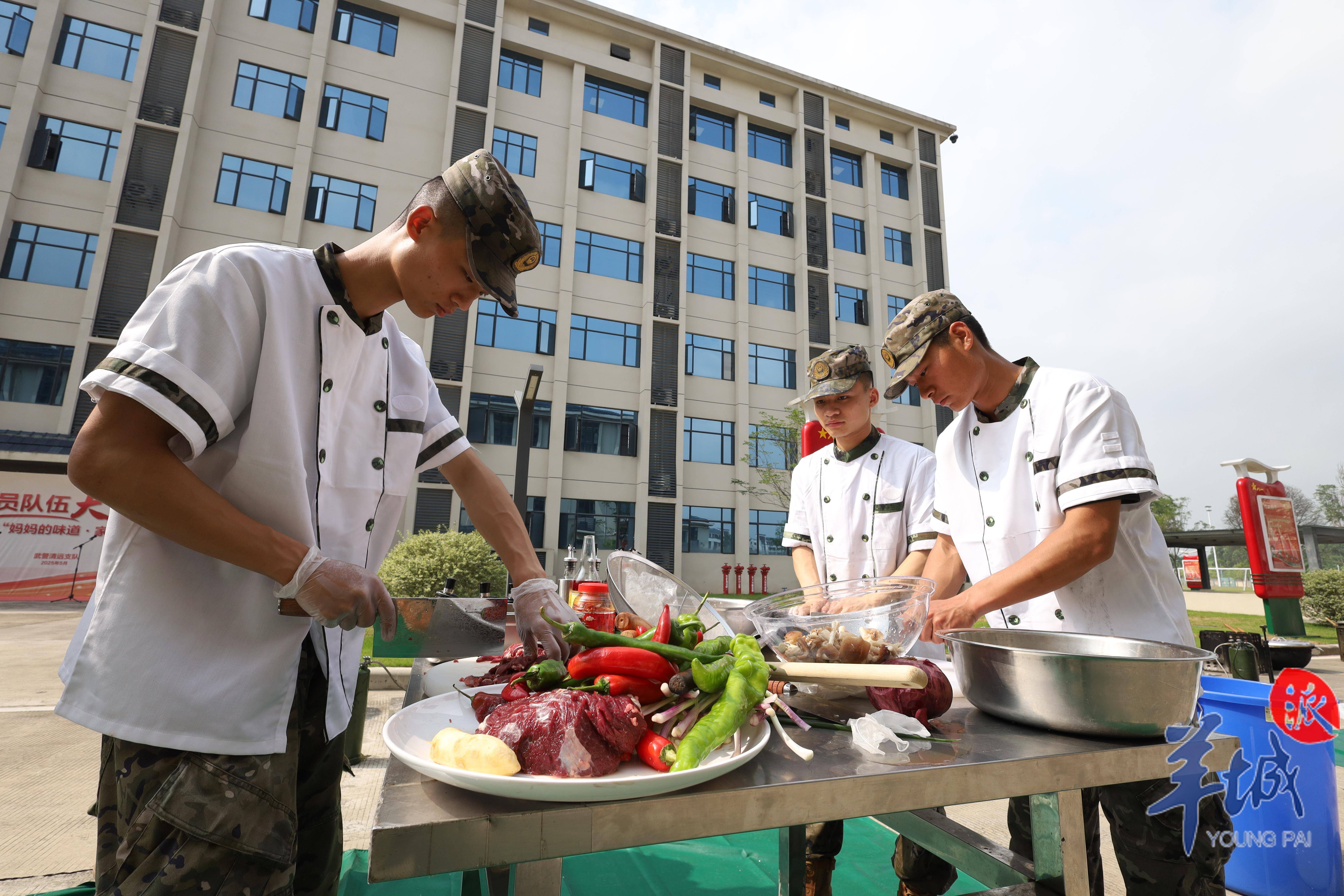 军营版"满汉全席"!武警清远支队组织炊事员队伍"大比武"活动