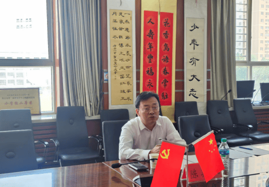 保定市教育局领导陈英民到保定师范附属学校