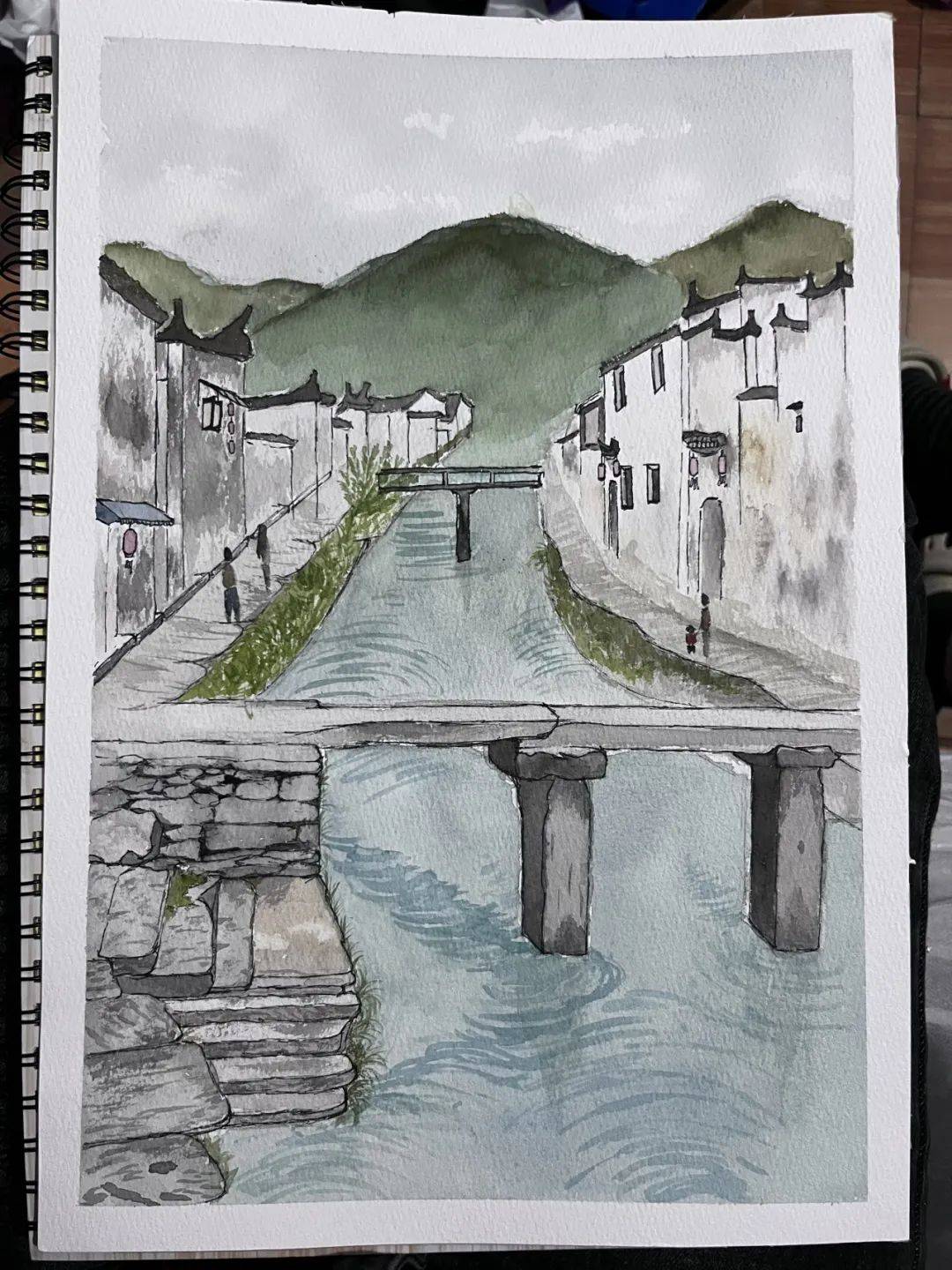 江西婺源写生作品优秀展水彩画