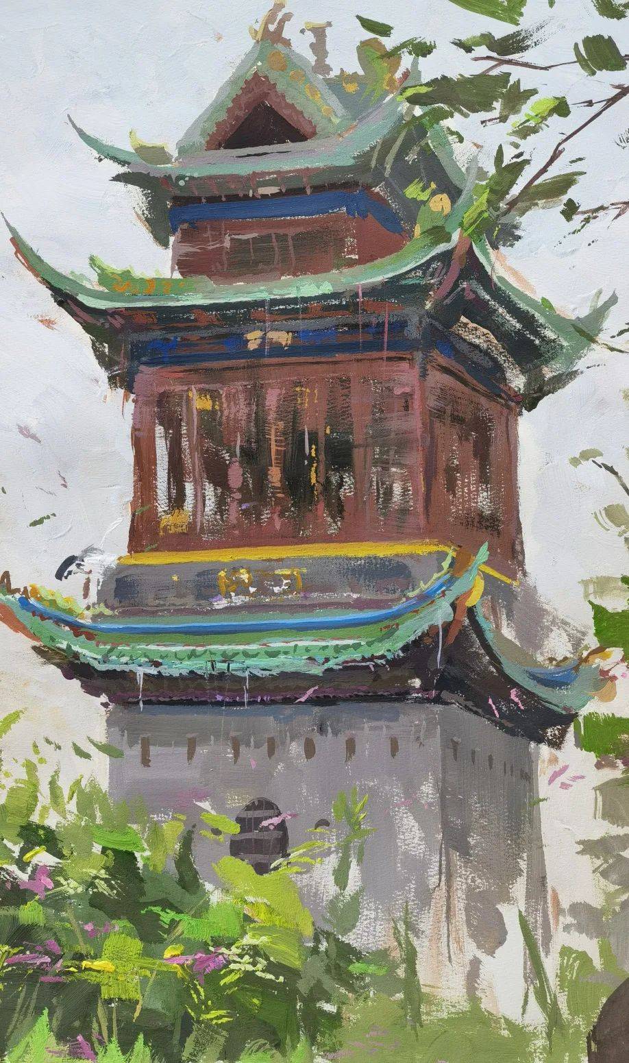 青岛西海岸新区音乐学校美术专业学生写生作品画展